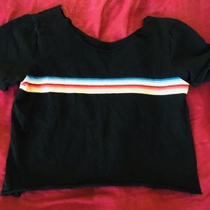 One fun crop top tee shirt